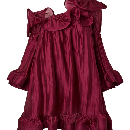 YAS Fallulah dress rhodo