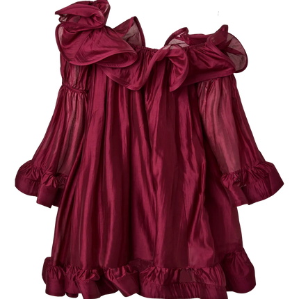 YAS Fallulah dress rhodo