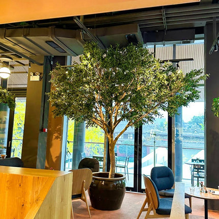 UNICORN Simulation of olive tree large floor-standing bionic green plant