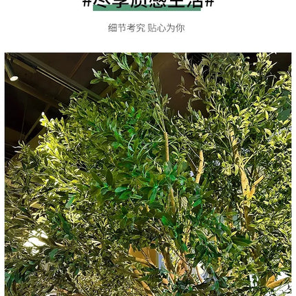 UNICORN Simulation of olive tree large floor-standing bionic green plant