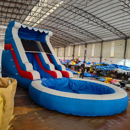 UNICORN RTS Inflatable PVC Slides, Bouncy Castle, Kids Bubble, Mini Kids Castle Set with 1100W Air Blower 7.3x4x3.6m