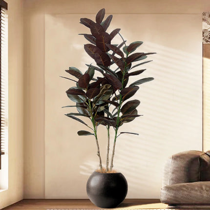 UNICORN 13-59 in Large Ficus Tree Artificial Rubber Tree Plastic