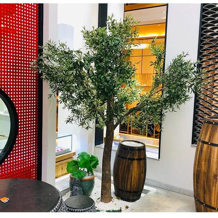 UNICORN Simulation of olive tree large floor-standing bionic green plant