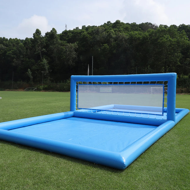 UNICORN RTS Portable Outdoor Volleyball Court Inflatable Air-Filled Family Fun, 800W Air Blower, 33L 16W 7H ft / 10L x 5W x 2.1H m