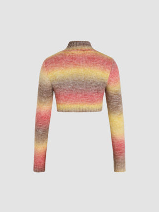 Dames trui rood geel bruin xs s m l