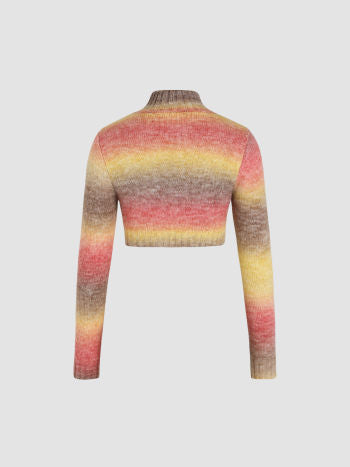 Dames trui rood geel bruin xs s m l
