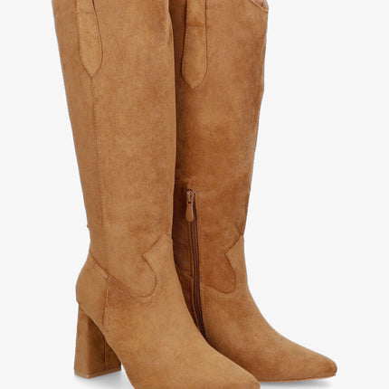 UNICORN Women's boots with heel beige black brown 36 37 38 39 40 41