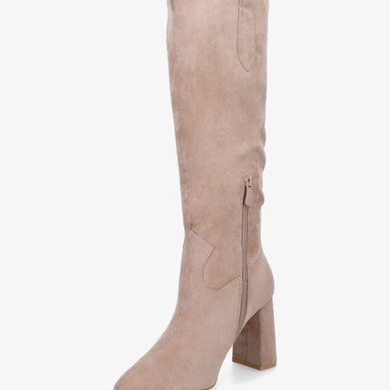 UNICORN Women's boots with heel beige black brown 36 37 38 39 40 41