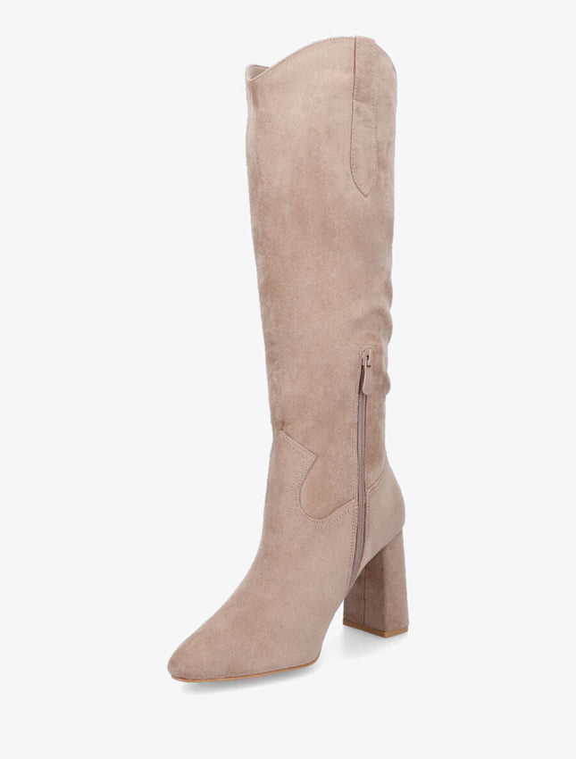 UNICORN Women's boots with heel beige black brown 36 37 38 39 40 41