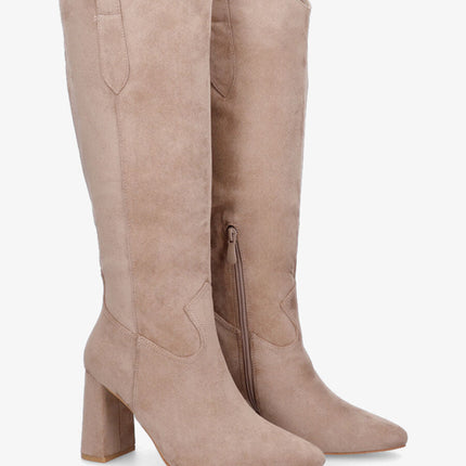 UNICORN Women's boots with heel beige black brown 36 37 38 39 40 41