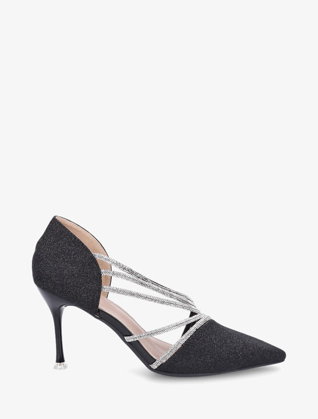 UNICORN Women's shoes heels black gold 36 37 38 39 40 41