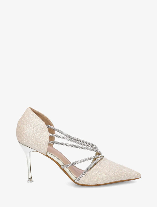 UNICORN Women's shoes heels black gold 36 37 38 39 40 41