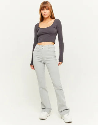 UNICORN Women's flare jeans grey white black xs s m l xl xxl