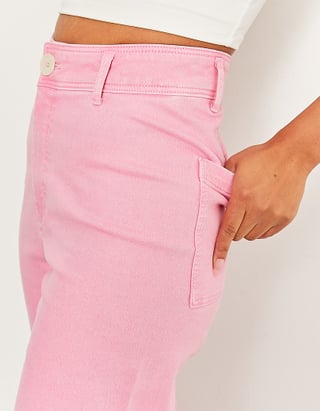 UNICORN Women's jeans high waist black white blue beige pink xs s m l xl xxl