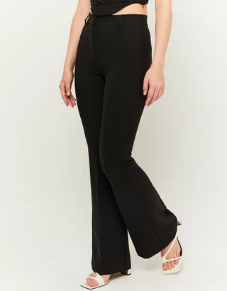 UNICORN Women's wide-leg flare trousers red black xxs xs s m l xl