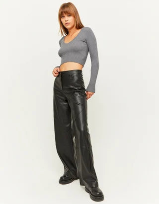 UNICORN Women's trousers faux leather black xxs xs s m l xl