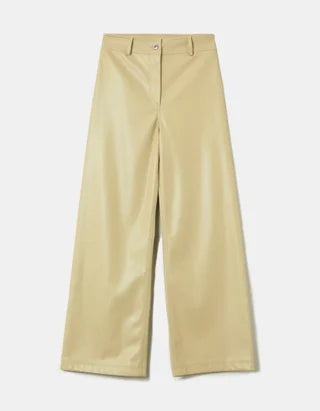 UNICORN Women's wide-leg trousers faux leather purple beige xxs xs s m l xl