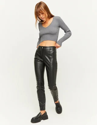 UNICORN Women's trousers black faux leather xxs xs s m l xl