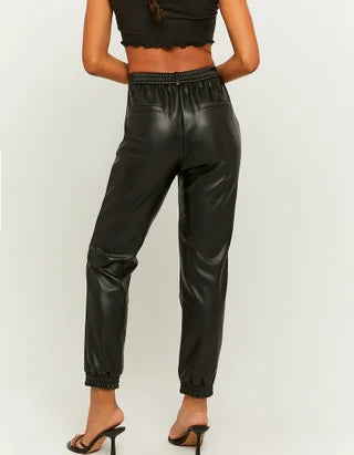 UNICORN Women's jogging trousers black faux leather xxs xs s m l xl