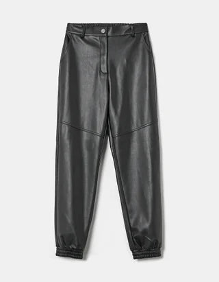 UNICORN Women's jogging trousers black faux leather xxs xs s m l xl