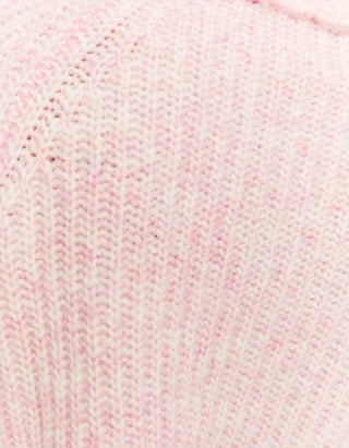 UNICORN Women's sweater crop top pink white xs s m