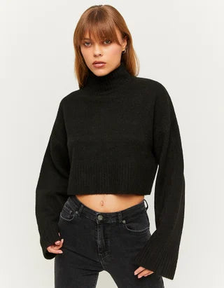 UNICORN Women's sweater knitted white black white striped blue black xs s m l