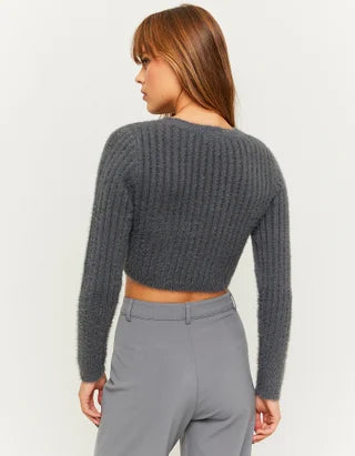 UNICORN Women's sweater crop top white purple red bordeaux green black gray blue xxs xs s m l