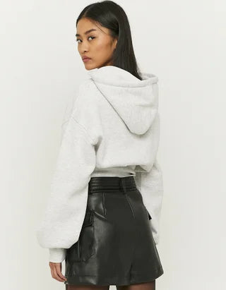 UNICORN Women's shorts faux leather black white xs s m
