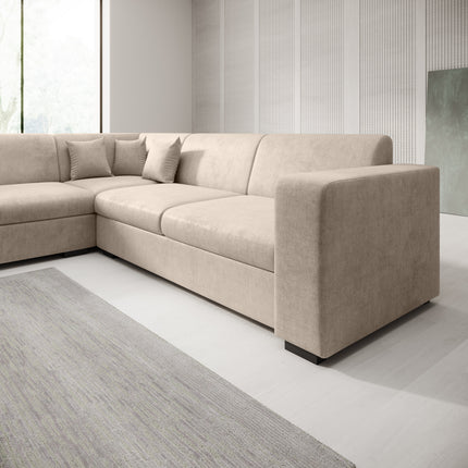 UNICORN Corner sofa 4-seater Velvet beige grey black