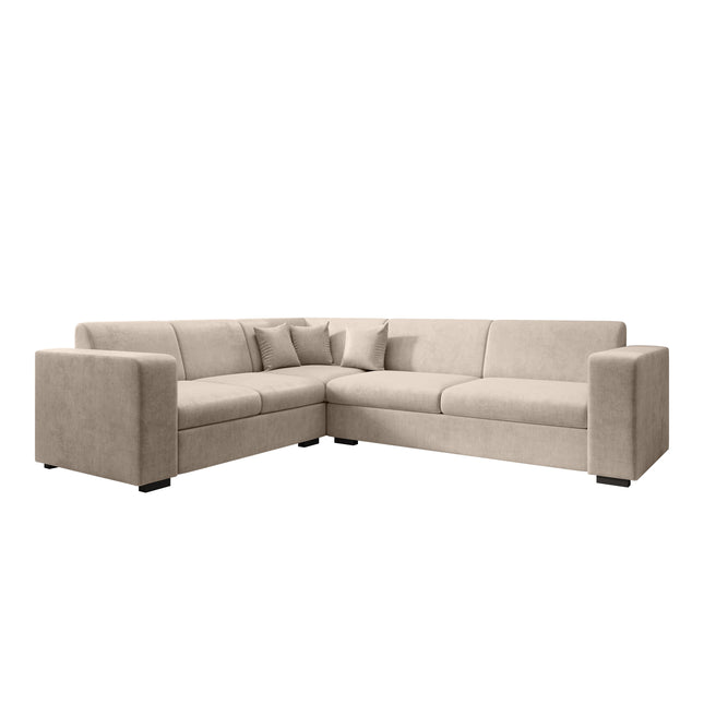 UNICORN Corner sofa 4-seater Velvet beige grey black