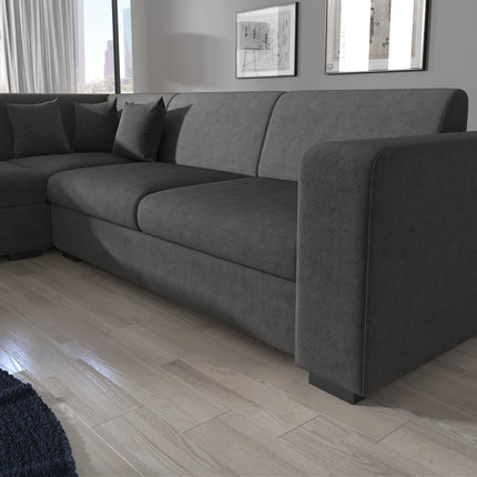 UNICORN Corner sofa 4-seater Velvet beige
