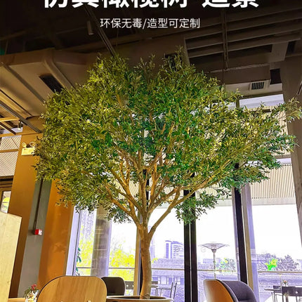 UNICORN Simulation of olive tree large floor-standing bionic green plant