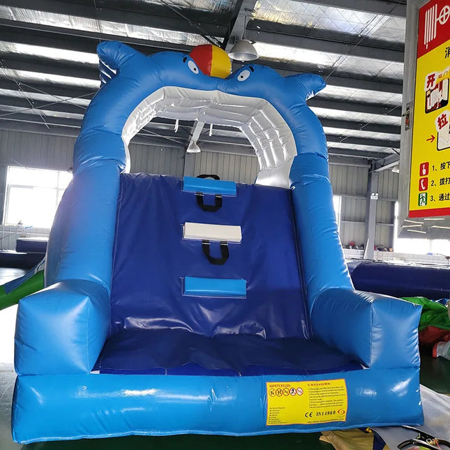 UNICORN PVC inflatable water slides for a swimming pool blue 5x2x2.5 meters
