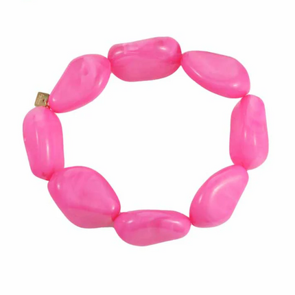 By Jam armband multicolor bright pink