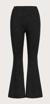 UNICORN Women's Glitter Trousers Black XS S M L