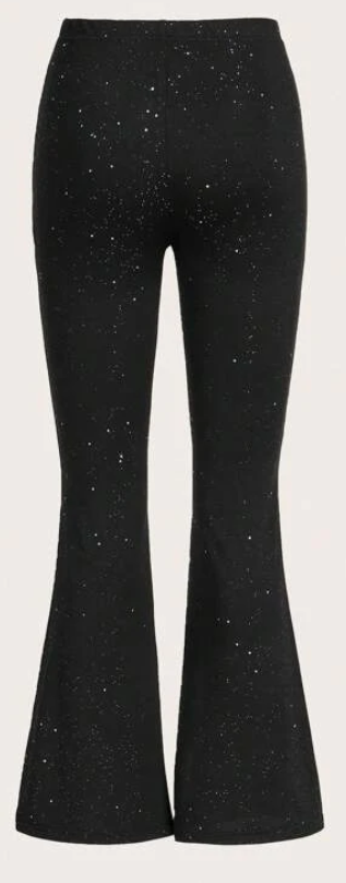 UNICORN Women's Glitter Trousers Black XS S M L