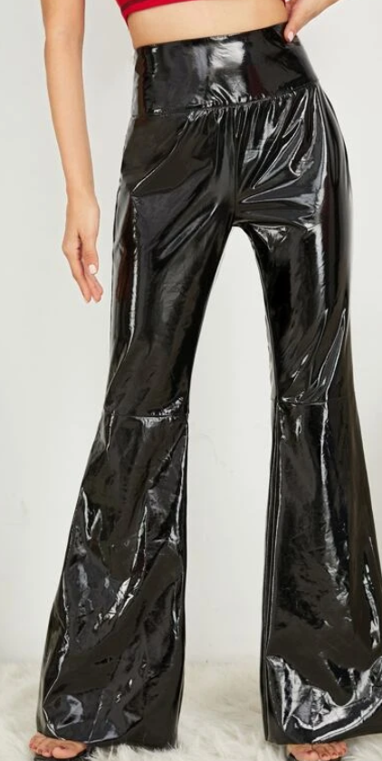 UNICORN Women's trousers faux leather black xs s m l xl