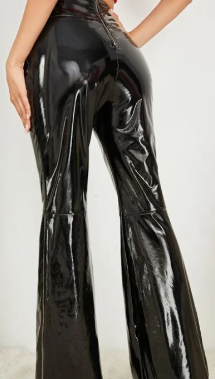 UNICORN Women's trousers faux leather black xs s m l xl