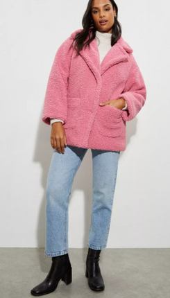 Dames jas zwart licht bruin roze s m l xl