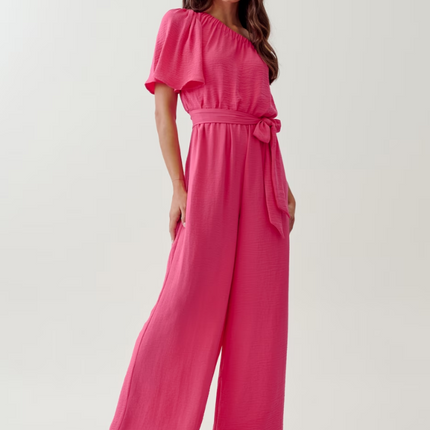 UNICORN Women's jumpsuit 1 sleeve pink xs s m l xl xxl xxxl