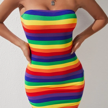 UNICORN Women's dress rainbow colors xs s m l xl
