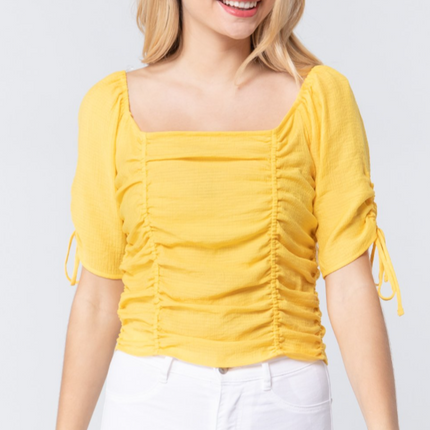 UNICORN Women's cropped top pink blue yellow s m l