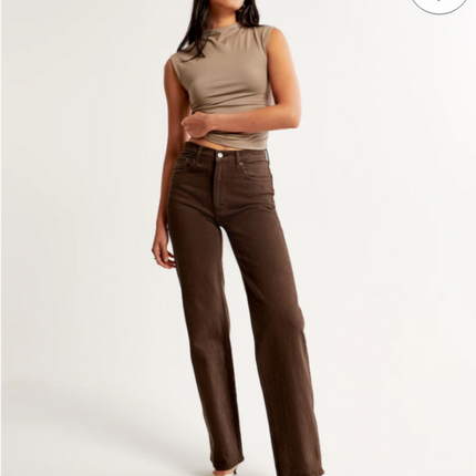 UNICORN Women's jeans trousers brown 23 24 25 26 28 28 30 31 32 33 34 35 36 37