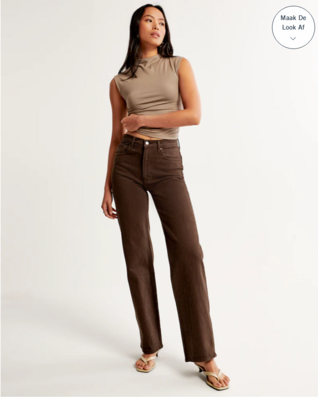 UNICORN Women's jeans trousers brown 23 24 25 26 28 28 30 31 32 33 34 35 36 37
