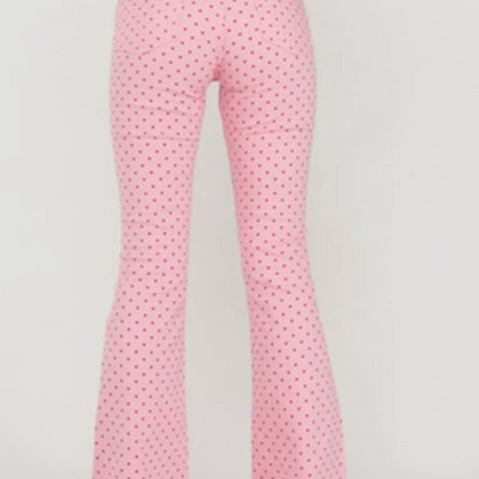 UNICORN Women's long trousers pink with hearts xs s m l xl xxl