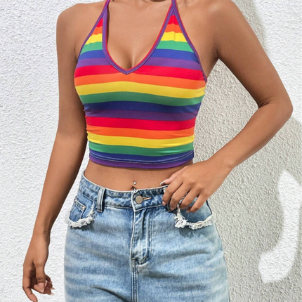 UNICORN Women's top shirt rainbow colors xs s m l xl xxl xxxl xxxxl
