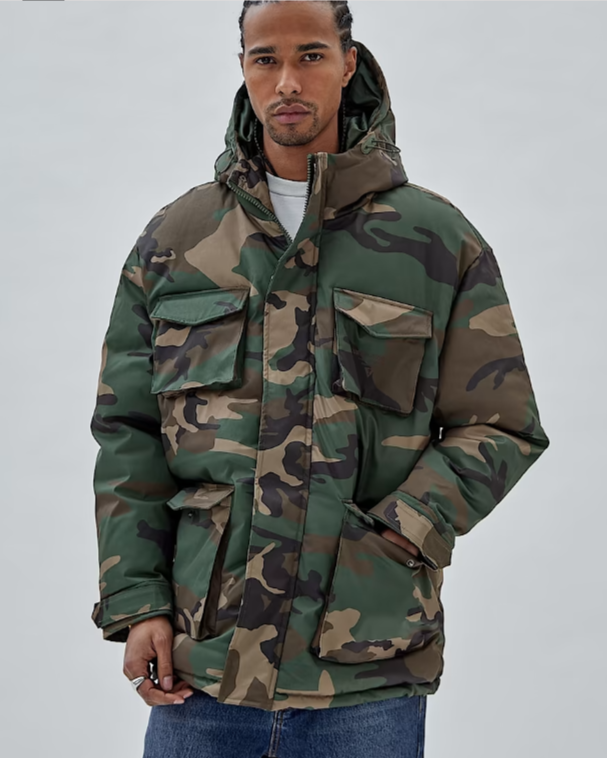 UNICORN Men's army camouflage jacket dark green brown S M L XL