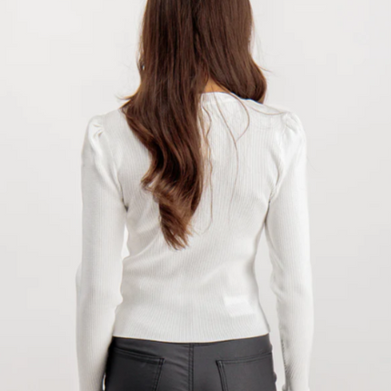 UNICORN Women's sweater white knitted xs s m l xl