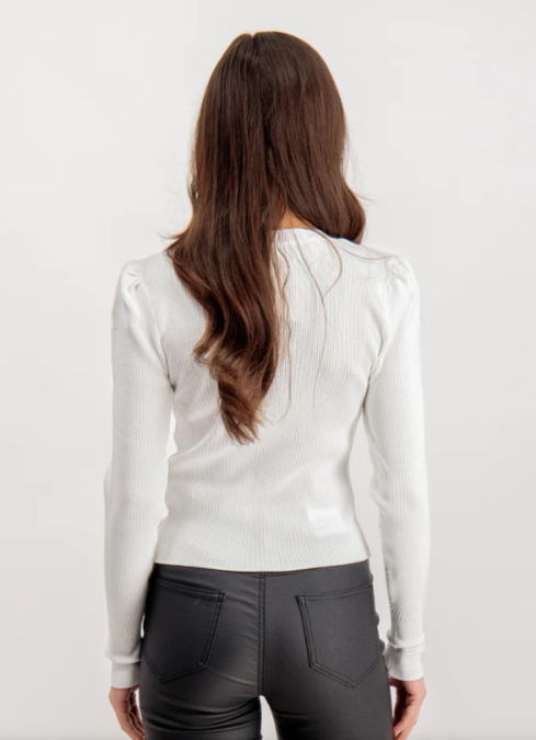 UNICORN Women's sweater white knitted xs s m l xl