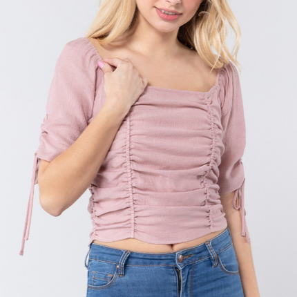 UNICORN Women's cropped top pink blue yellow s m l
